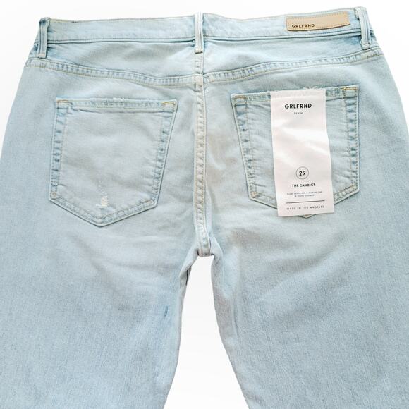 GRLFRND The Candice distressed super skinny mid rise jeans in Hey Jude Sz 29 NEW - Picture 5 of 10